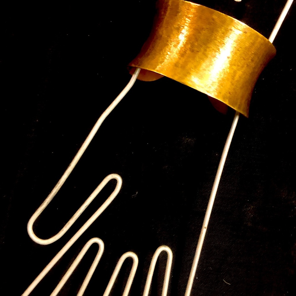 1980’s Solid Brass Cuff Bracelet